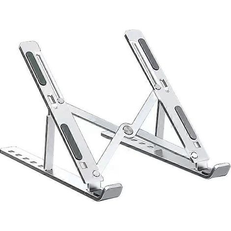 Support pour ordinateur portable, support réglable à 7 niveaux, refroidisseur en aluminium ventilé compatible avec MacBook, Dell, Lenovo, HP (1/5)