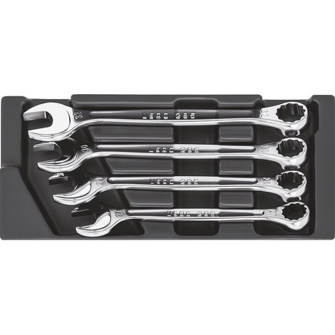 USAG 519/285B2 Modulo Termoformato Assortito 4 Chiavi Combinate 27-32 mm (1/3)