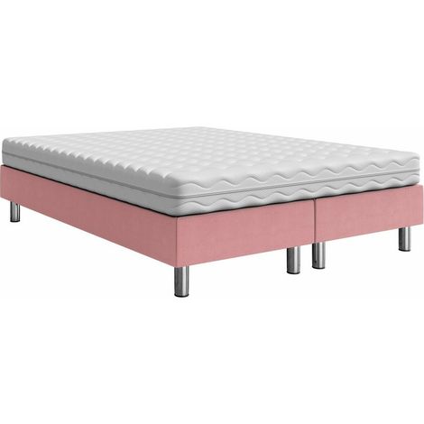 Cama continental Logan 101, Manila 09, Continental, Doble, 140x200, Tapiz, Somieres, 140x200x47cm