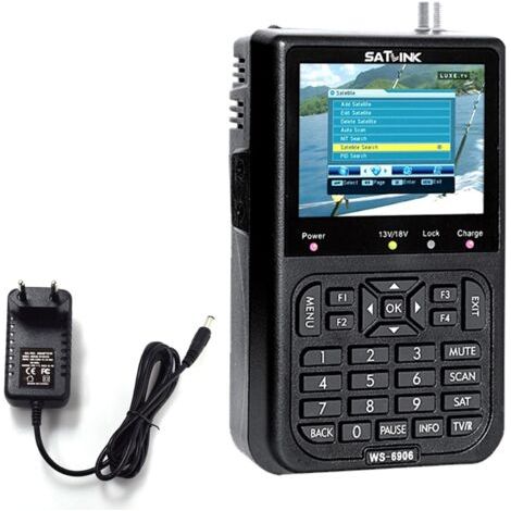 Détecteur de signal satellite numérique – Écran LCD 3,5' – Réception de chaînes – Alimentation LNB 13/18V – Alerte sonore - WS6906 (1/5)