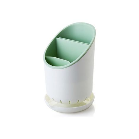 Cutlery Drainer, Kitchen Sink Organizer, Cutlery and Knife Organizer with Drainer - Green (1/3)