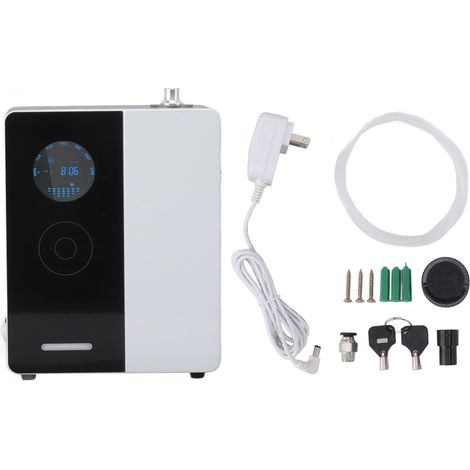 Diffuseur d'huiles essentielles mural 200ml, appareil électrique avec WiFi pour bureau, prise US 100-240V, noir (1/5)