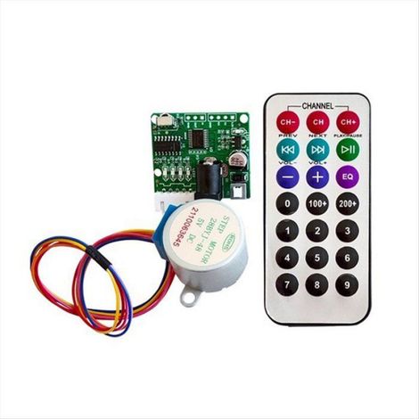 Carte Pilote Moteur Pas à Pas - ULN2003 - Pour Moteur 28BYJ48 DC 5 V - Télécommande Infrarouge - 11 Modes de Fonctionnement - 1 Pièce (1/5)