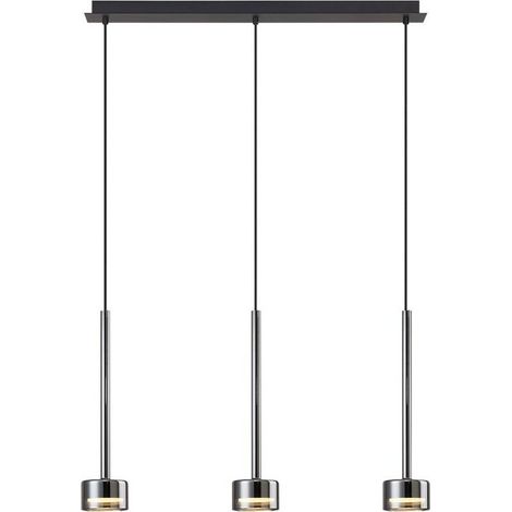 Lámpara de techo acabado cromo de 3 Luces TONIC de MANTRA (1/3)