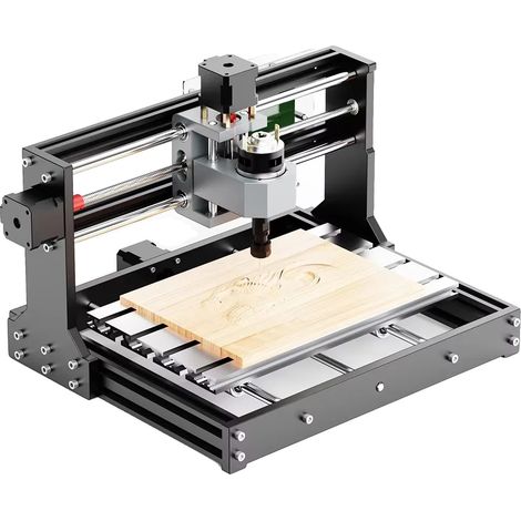 CNC-Graviermaschine, 775 Spindelmotor, vielseitige Materialkompatibilität, Kit 1, Kein Display (1/2)