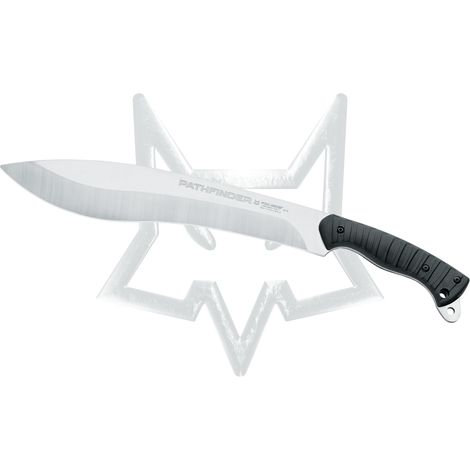 Fox Pathfinder Fixes Messer, Edelstahlklinge 1.4116 Satin, Nylon und HDL -Gummiblatt (1/2)