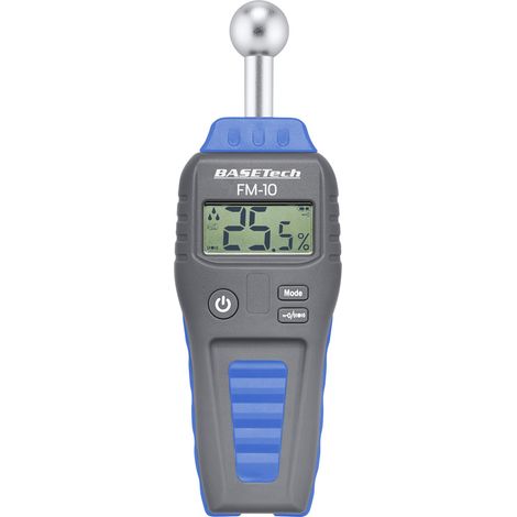 Basetech FM-10 Materialfeuchtemessgerät Messbereich Baufeuchtigkeit (Bereich) 0.1 bis 99.9 % vol Me