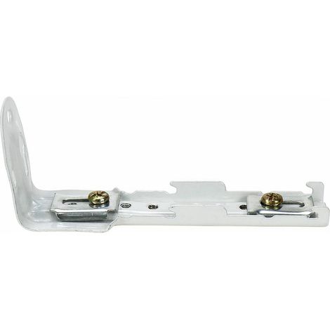 Montagehalterungen und Zubehör für Gardinenschienen: Seitenhalterung, Deckenhalterung, Wandhalterung, gerade Schiene, gebogene Schiene, altmodische Schienenhalterungen aus Aluminiumlegierung zur Befes (1/5)