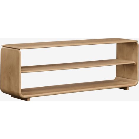 Meuble TV 140x35 cm en bois Tinsley SKLUM (1/5)