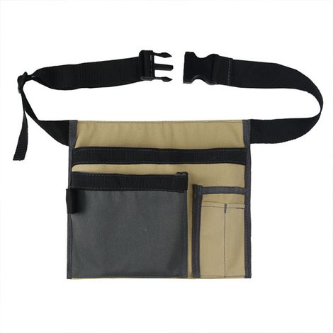 Tool Pouch - Adjustable Waist Belt with Multiple Pockets - Gardening Apron for Hands-Free Tool Carrying - 1 Piece (1/5)