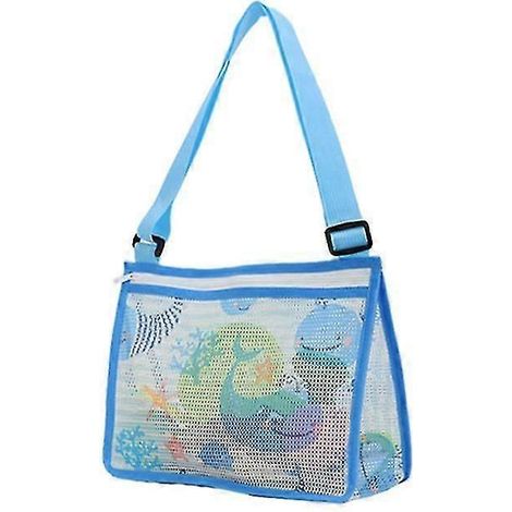 Sac de rangement en maille douce et respirante, grand sac fourre-tout transparent avec poignée ergonomique pour la maison, les activités de plein air et les voyages (1/5)