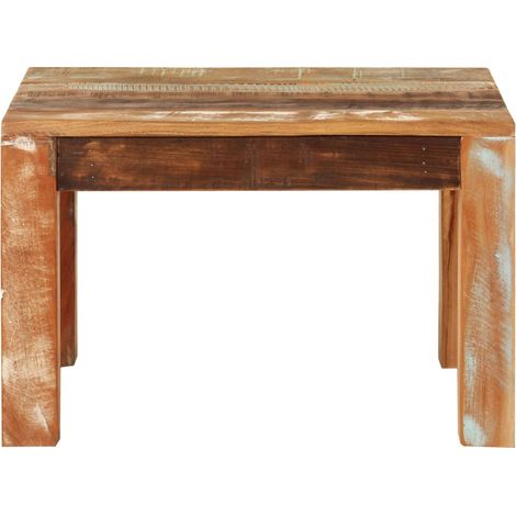 Table basse de salon, Table Café, 55x55x35 cm Bois de récupération massif OIB3663E (1/5)
