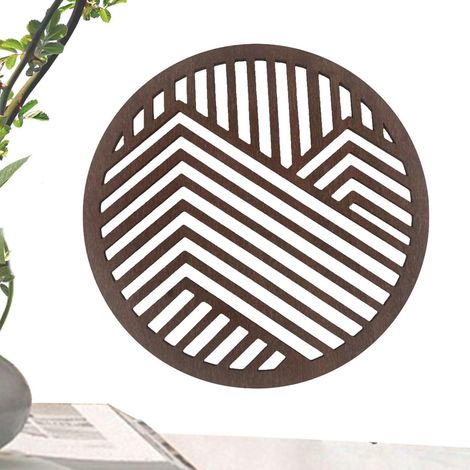 Art mural géométrique moderne Cuisine avec décoration murale en bois Art mural minimaliste Motifs géométriques abstraits Idées de décoration murale de ferme Motifs géométriques (1/5)