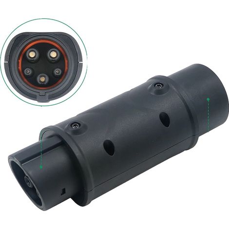 Adaptador para vehículos eléctricos, clase de protección IP55, diseño ligero, amplio rango de temperatura. (1/2)