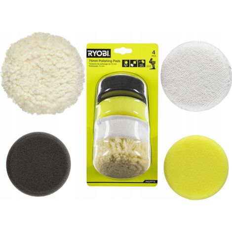 Puntas de pulido Ryobi 225535 de 75 mm (1/3)