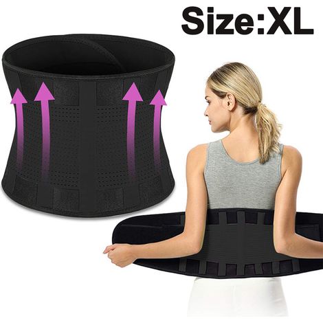 Ceinture De Soutien Lombaire - Support Lombaire Réglable - Pour Soulagement Des Douleurs Lombaires Et Stabilisation Du Dos - 1 Pièce (1/5)