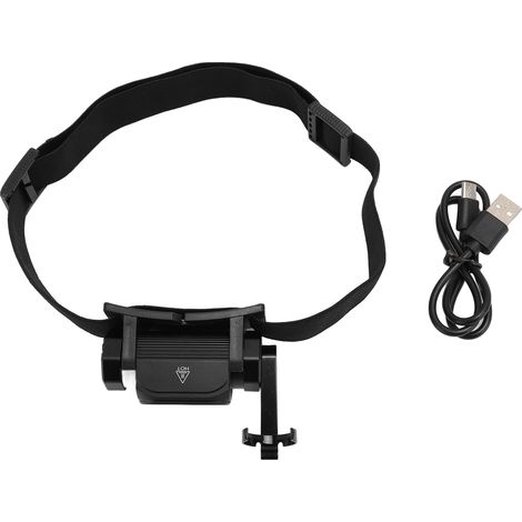 Lampe frontale LED 1150LM, 3 LED blanches, multi-modes, étanche, Rechargeable, pour le travail en extérieur (1/5)