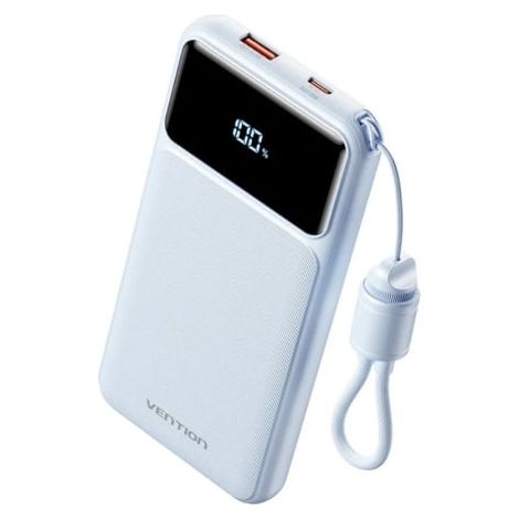 Powerbank 10000mAh Vention XGYL0-39-TY/ 22.5W/ Azul/ Incluye Cable USB Tipo-C