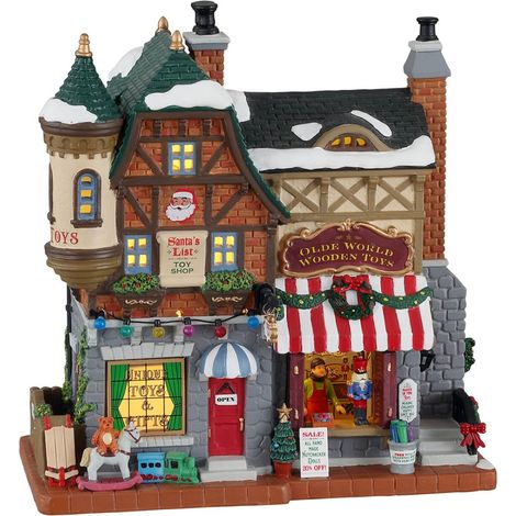Lemax Santa's List Toy Shop 15798 villaggio di natale (1/3)