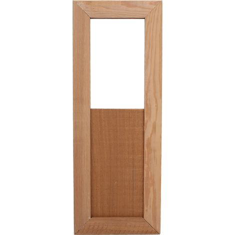 Sauna-Lüftungsgitter – Zeder – 34,1 x 12,9 x 1,1 cm – Verstellbares Modell (1/5)
