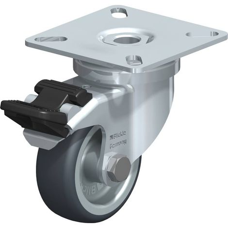 Blickle 346619 LPA-TPA 50G-FI Ruota girevole con fermi Diametro ruota: 50 mm Capacità di carico (max.): 50 kg 1 pz.