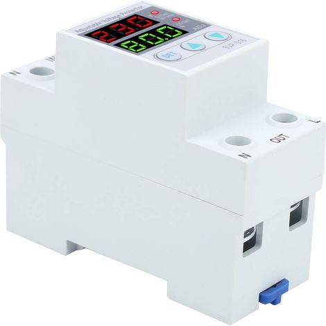 Disjoncteur réglable de surtension et sous-tension 100-130VAC, protection avec retardateur et réarmement, 80A, SVP-916 (1/5)
