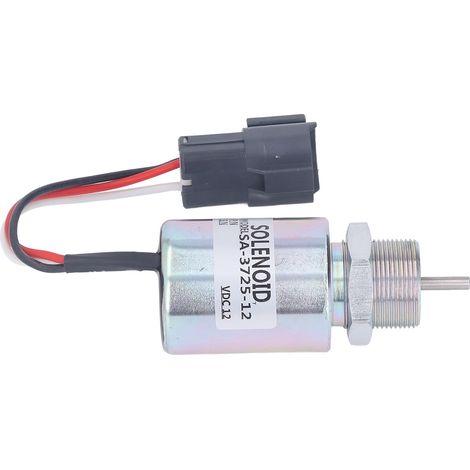Kraftstoffabsperrmagnet 30A87-00040 30A87-20402, Edelstahl-Absperrmagnet für Mitsubishi L3E S3L S4L L3P, 12V DC. (1/5)
