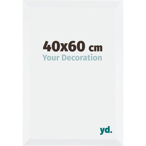 yd. - Cadre photo 40x60 - Blanc Mat - MDF - Catania (1/5)