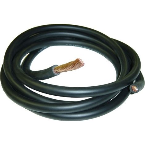 Câble de soudage à l'arc souple cuivre néoprène 50 mm² – Norme H01N2-D – Capacité 285A à 370A – Vente au mètre – Soudo Metal