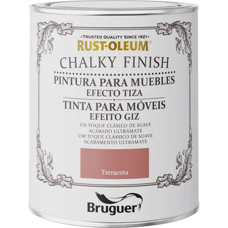 Mobili in terracotta con finitura gessosa ruggine-oleo 750ml BRUGUER (1/2)