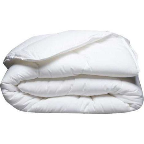 Couette chaude BLANREVE 140x200 cm 400 g/m² Blanc (1/5)