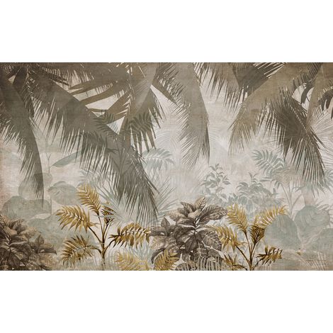 Papier peint panoramique - Forêt Tropicale - 130 cm x 81 cm (1/2)