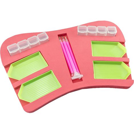 Porte-plateau multifonction pour peinture diamant, boîte à stylos, organisateur, artisanat de bricolage (1/5)