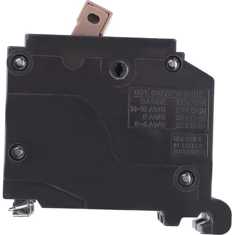 Disjoncteur CH 2 pôles 30A, prise 3/4 pouces sur boîtier moulé pour centre de charge Cutler Hammer (1/5)