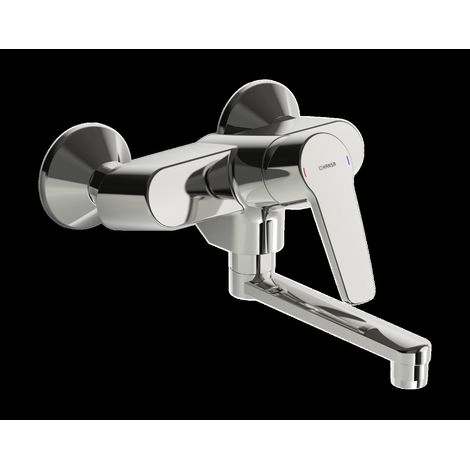 Hansa Polo - Miscelatore monocomando a muro per lavello, cromato 51612193 (1/3)
