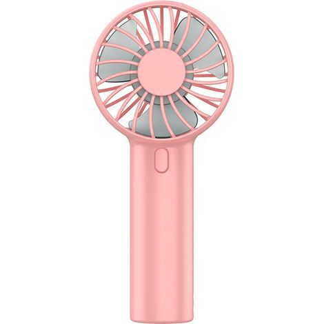 Ventilateur Portable - Batterie Rechargeable USB-C - 3 Vitesses Réglables - Silencieux - ABS - Pour Bureau Maison Extérieur Voyage - 1 Pièce (1/5)