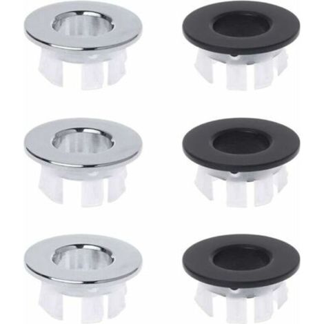 6-piece sink overflow kit, sink overflow ring, sink overflow ring, sink overflow, sink cover (1/4)