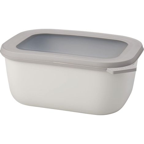 Mepal multi bowl cirqula rettangolare 1500 ml - bianco nordico (1/5)