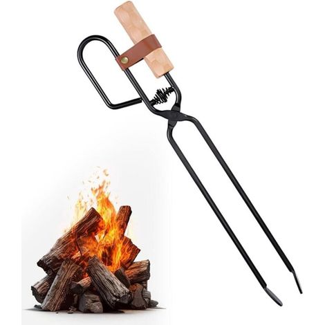 Support de cheminée à ressort, tabouret de brasero de 46 cm. Outils multifonctionnels. Accessoires pour poêles à bois et barbecues - AquaForge (1/5)