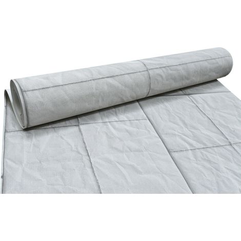 Rasch Non Woven Light Grey White Creased Paper Tile Effect Wallpaper 524307 (1/4)