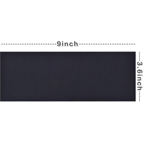 Packung mit 36 LANHU Schleifpapierblättern, 23 x 9,3 cm, Nass/Trocken, Körnung 120/220/320/400/600/800/1000/1200/1500/2000/2500/3000 (3 x 12) (1/4)
