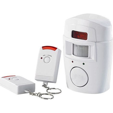 Kit Allarme Antifurto Casa Wireless 2 Telecomandi Sensore Movimento Sirena 105DB (1/5)