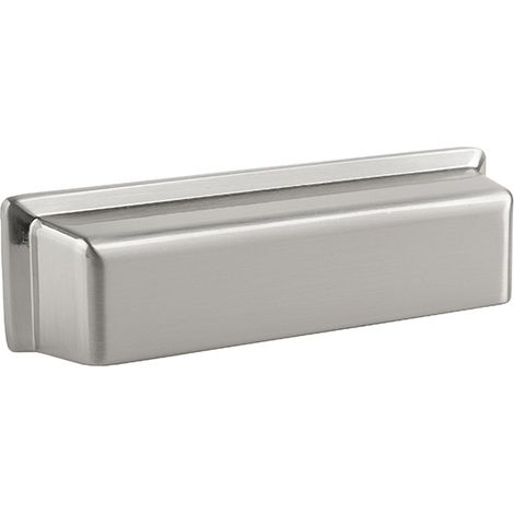 Möbelgriff aus gebürstetem Nickel, Modell Bold 96 SANS MARQUE