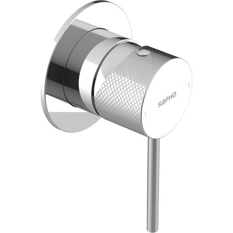 Sapho Ultrasan - Mitigeur de douche encastré, avec corps d’encastrement, chrome UT041V