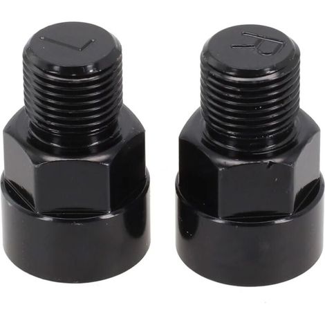 Adaptateur de pédales de vélo compatible avec les manivelles de 9/16 pouces et les pédales de 1/2 pouce.