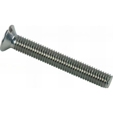 Vis métaux tête fraisée Pozidriv 4 x 8 mm INOX A2 - Boite de 200 pcs - Fixtout VMFC04008A2