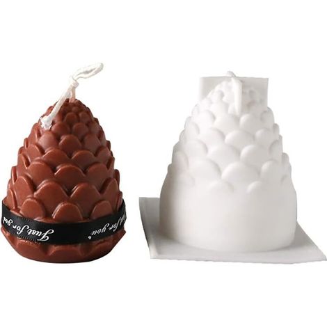 Moules en silicone pour la fabrication de bougies DIY, moule 3D en silicone pour cire de soja (1/5)