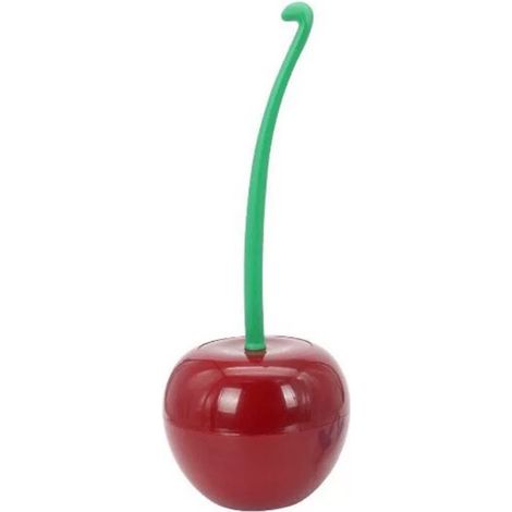 Brosse de toilette de cerise Nouvelle brosse de toilette créative de pomme (rouge)