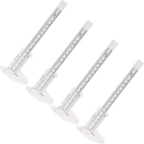 Mini pied à coulisse, lot de 4, mesure bidirectionnelle (1/5)