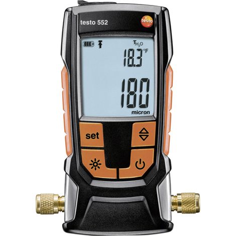 Testo 552 digitales Vakuummeter mit hoher Präzision in Schwarz (1/5)